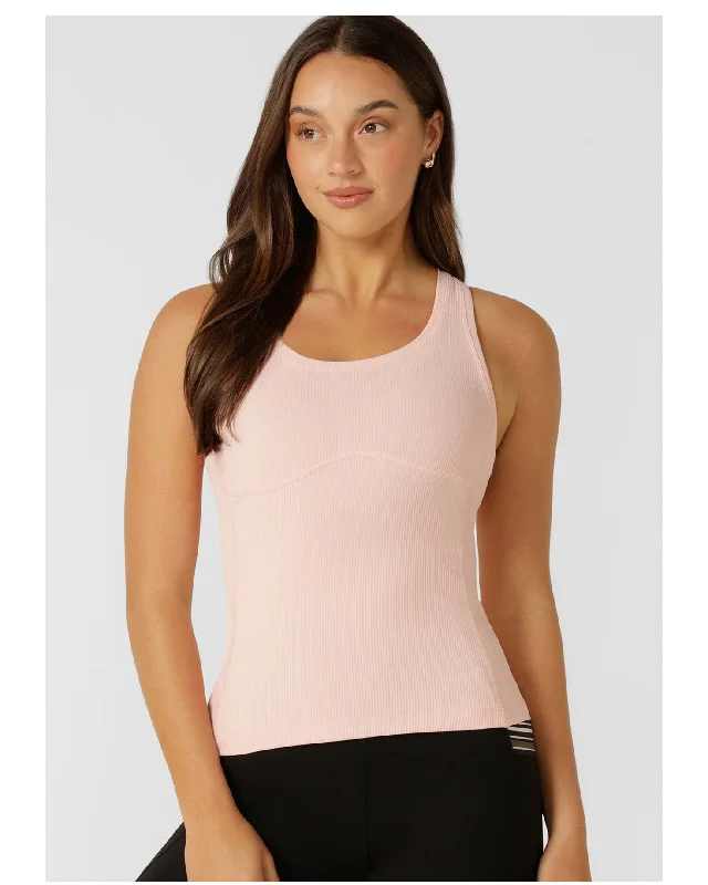 Lorna Jane Speed Circuit Active Rib Tank - Light Ballerina